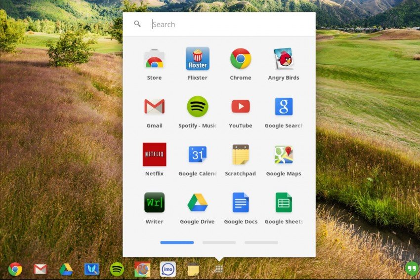 Chrome OS Screen
