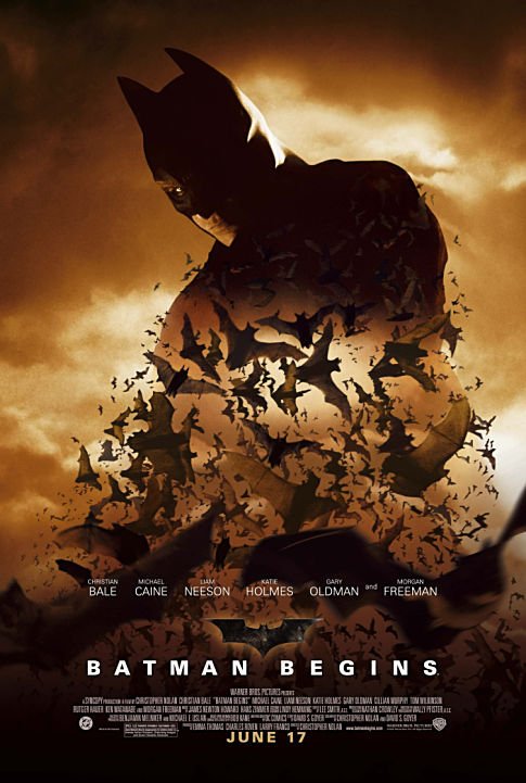 batman-begins-poster diferencia entre las películas de Marvel y DC