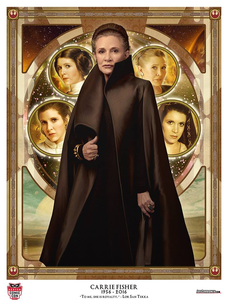 Star Wars The Last Jedi Leia Organa Carrie Fisher