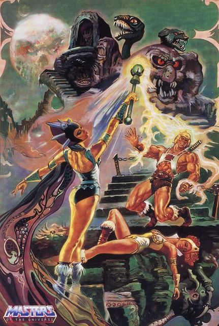 He-Man y los Amos del Universo Combate contra Evil-Lyn