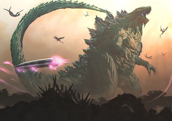 Godzilla Planeta de los Monstruos Llegada