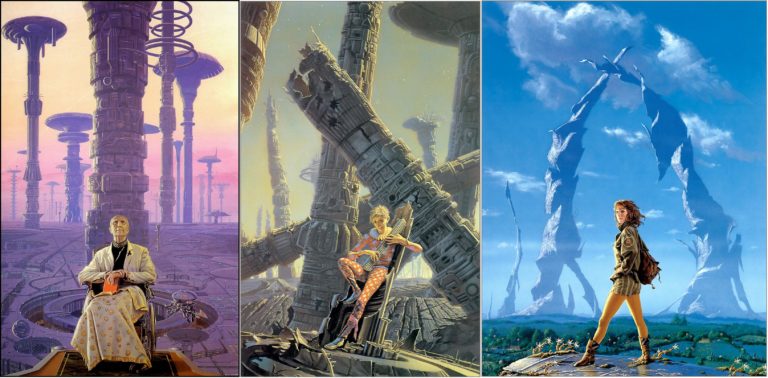 Michael Whelan Asimov Trilogy