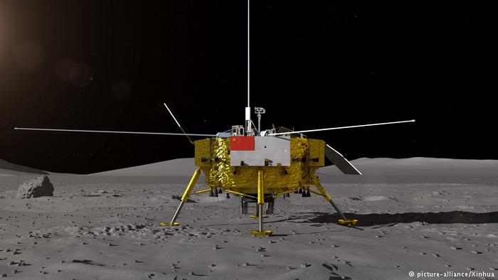 Chang'e-4 China en el lado oscuro de la Luna