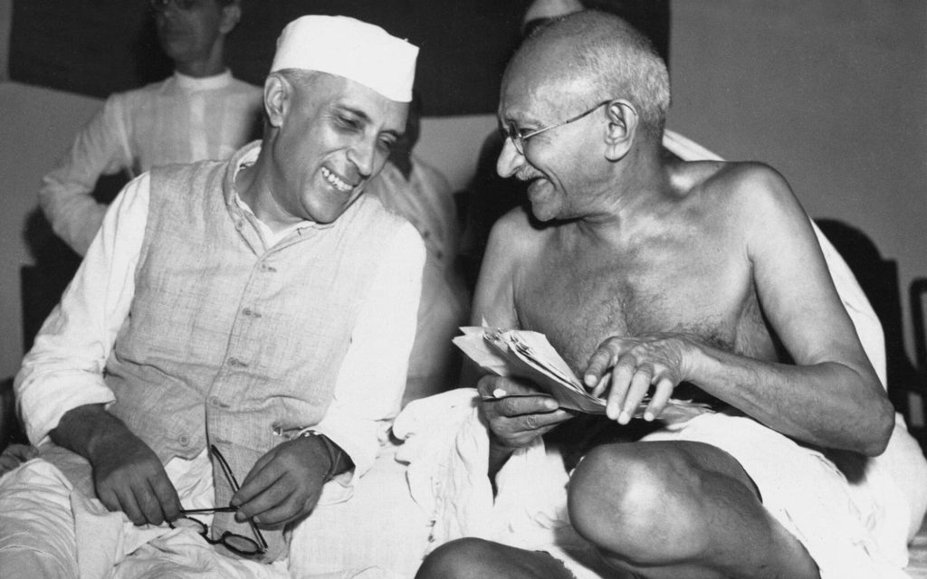 Nehru y Ghandi