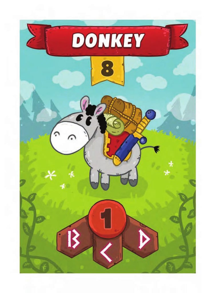 Card Story Journey Donkey