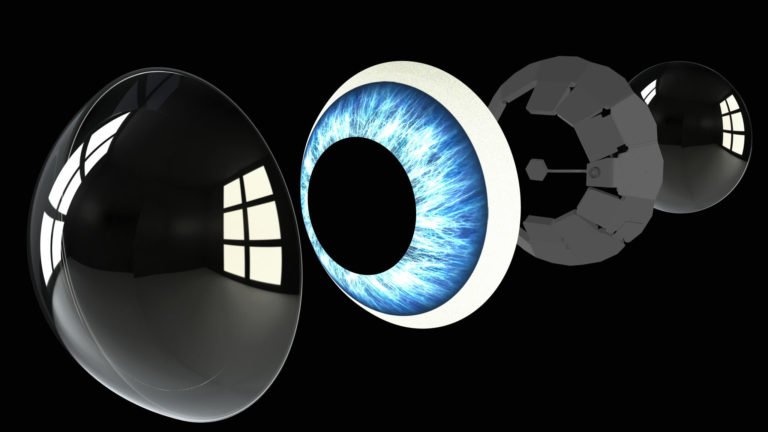 Mojo - augmented reality contact lens - assembly