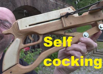 Ballesta Pistola de madera