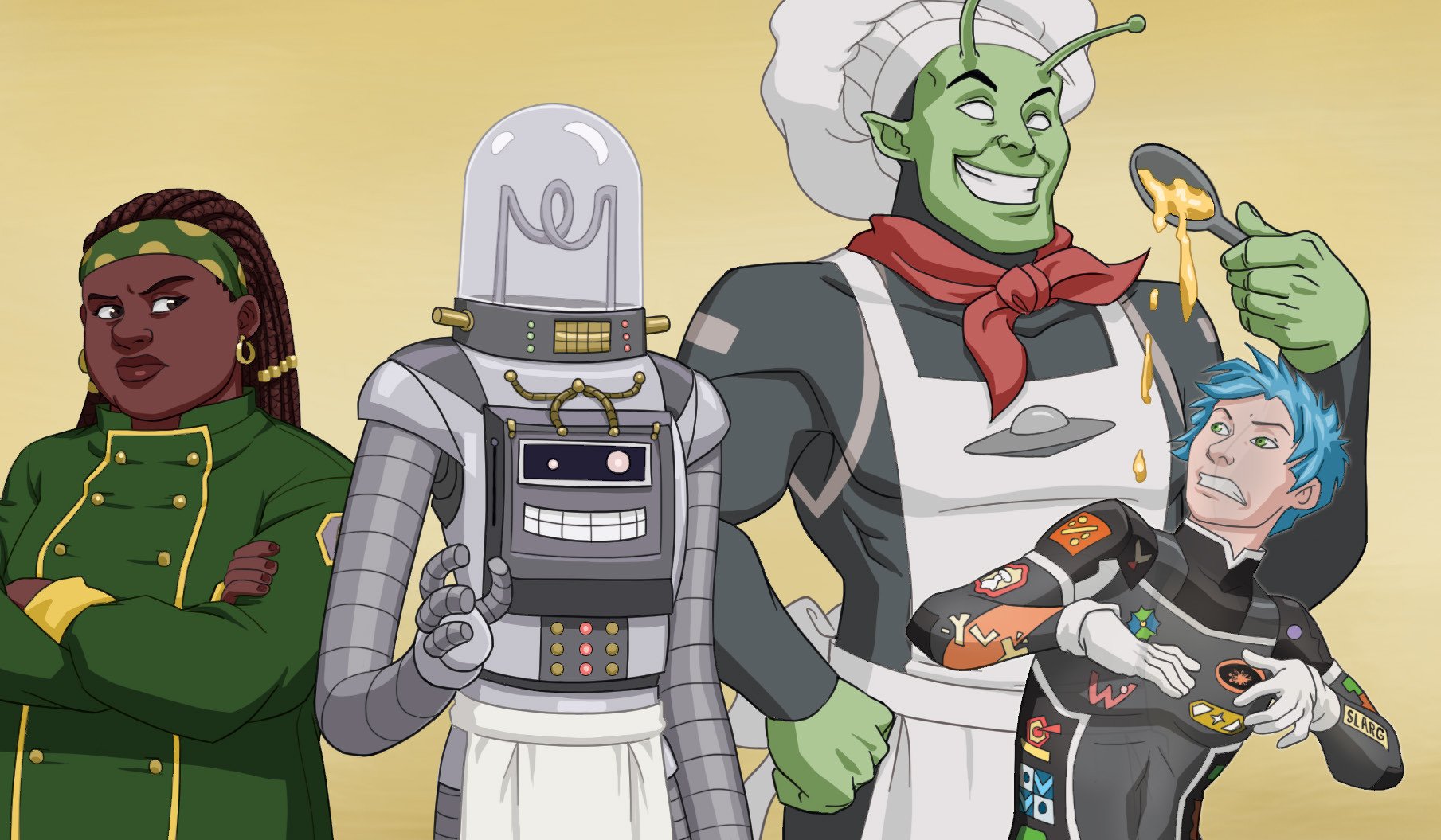 Uranium Chef Personajes