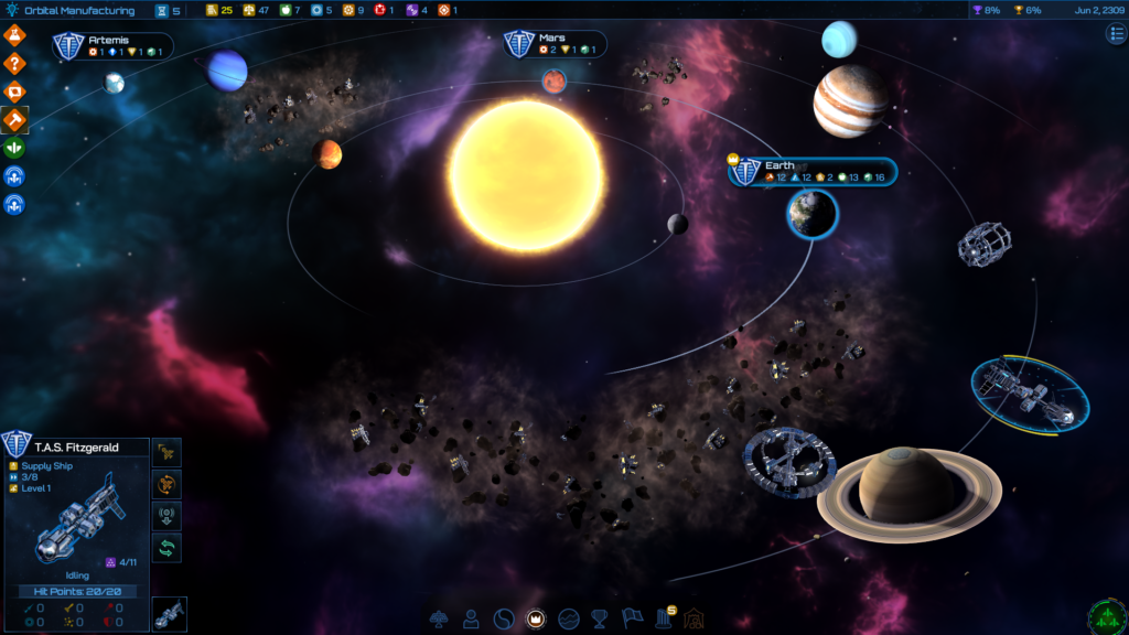 Galactic Civilizations IV Sistema Estelar