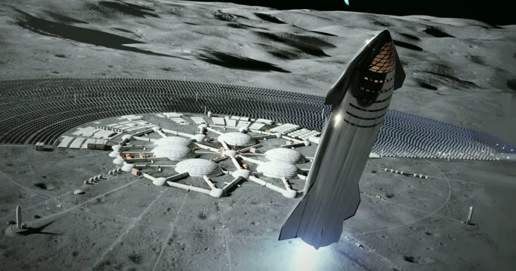 Base Lunar con Starship