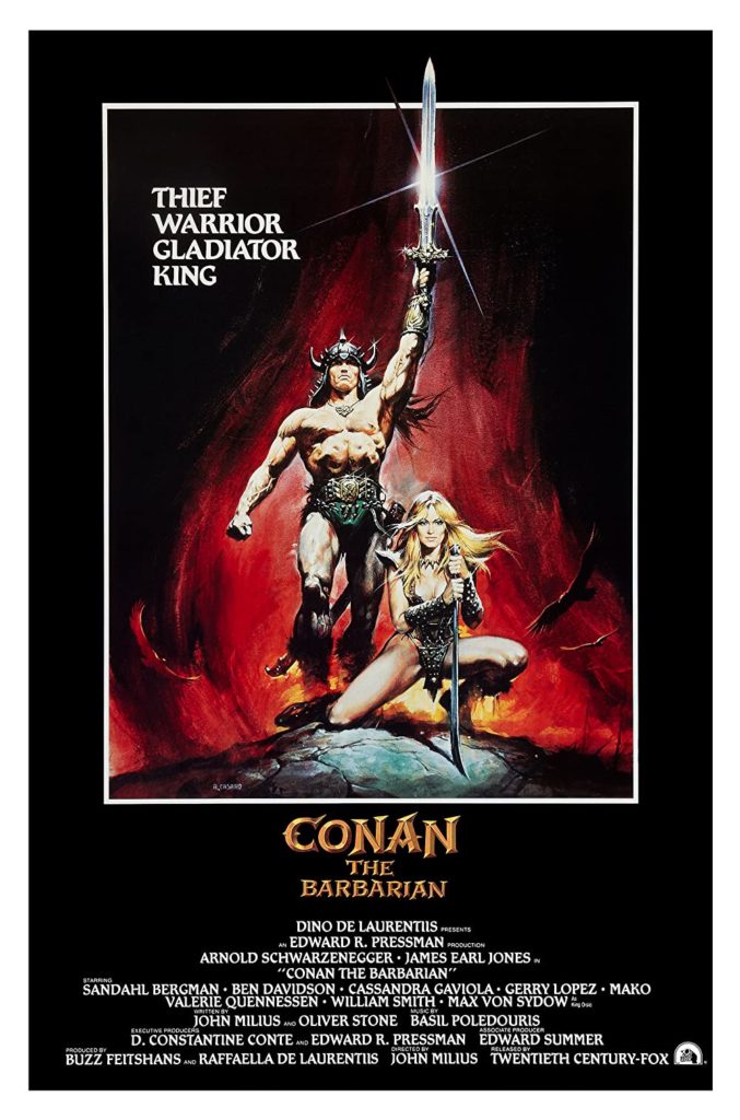 Conan the Barbarian. Películas de Espada y Brujería