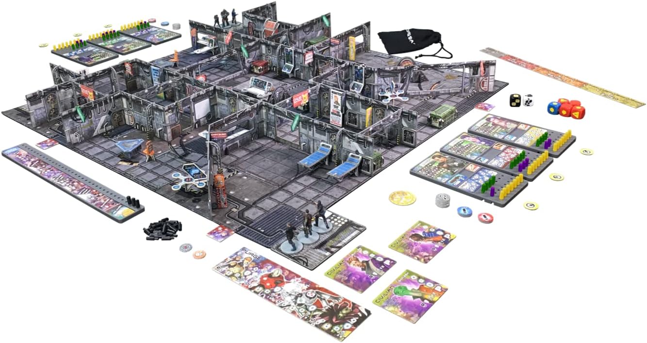 Battle Systems Core Space First Born – Juego De Miniaturas De Ciencia Ficción – 12 Figuras 28mm + Terreno Modular 3D – Juego De Guerra Para 40K Y Cyberpunk