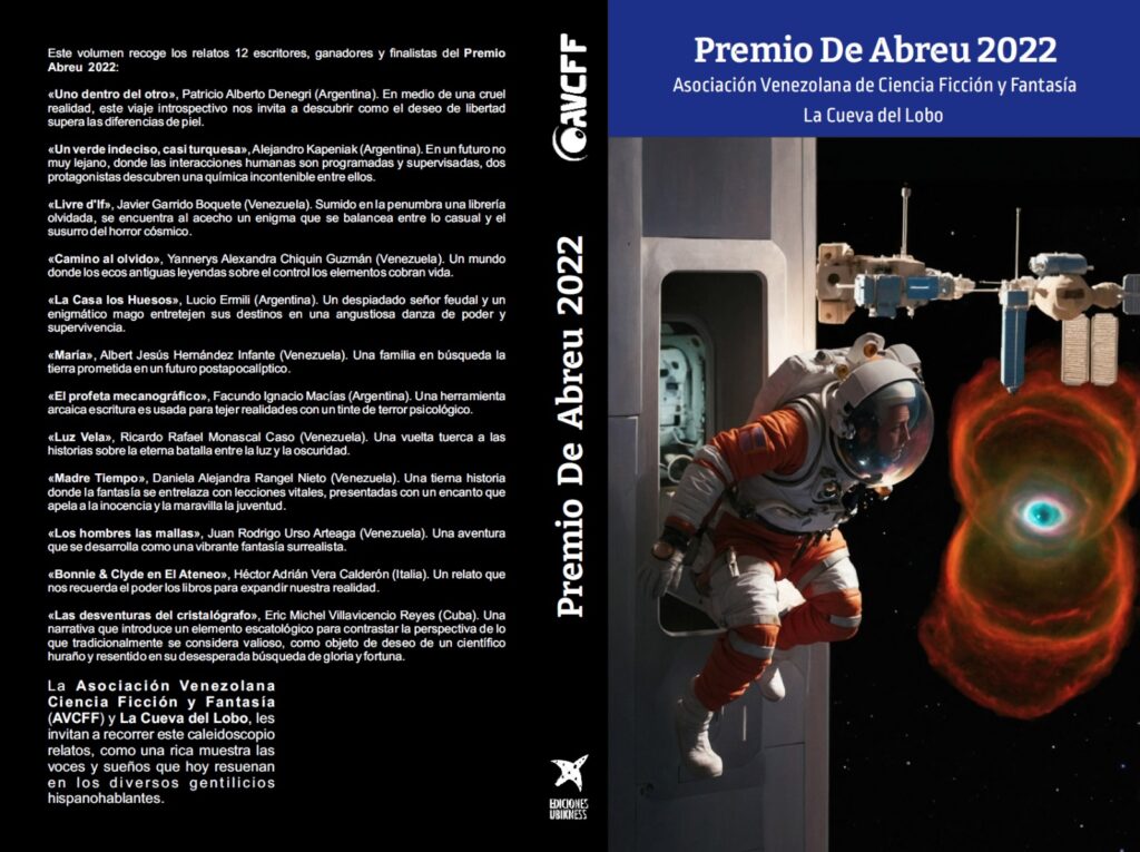 Portada del Libro Premio De Abreu 2022